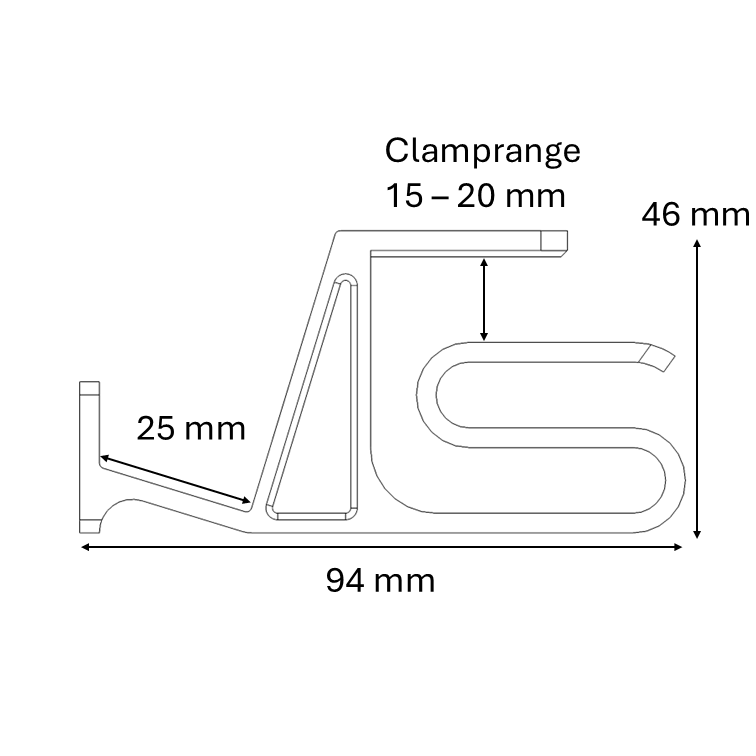 Shelf Clamp Saga Set