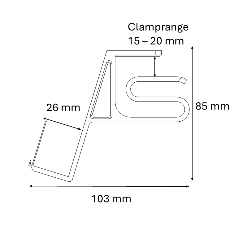MG Phantom Clamp (2 Pieces)